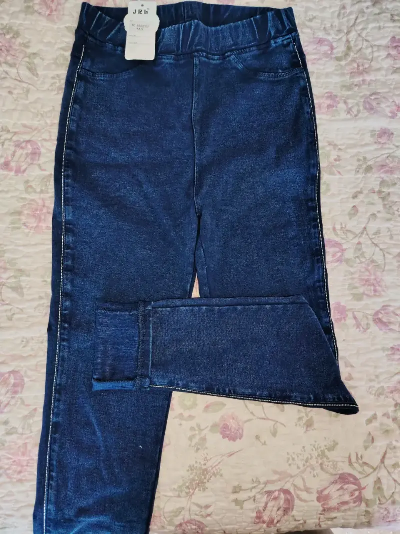 Pantalones blancos de mezclilla - 3