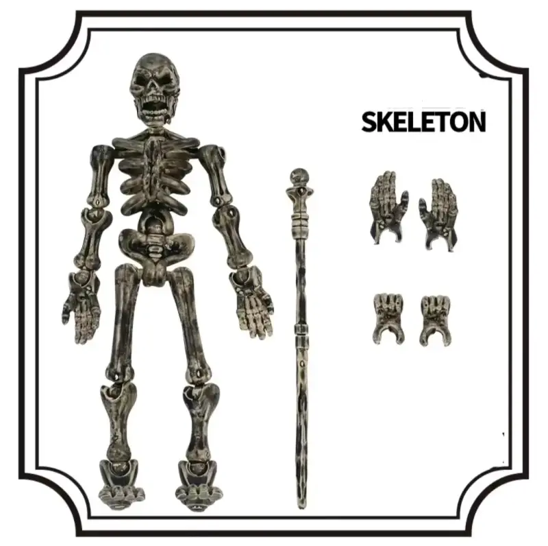 Figuras de calaveras articuladas 6 UNIDADES - 5