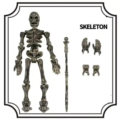 Figuras de calaveras articuladas 6 UNIDADES - miniatura 5