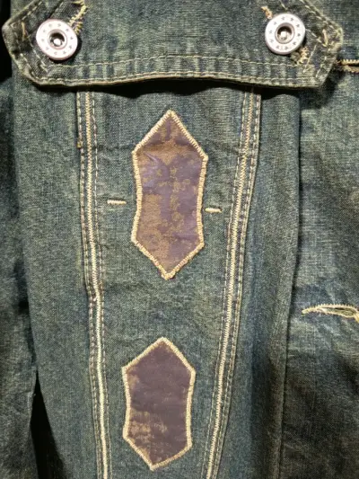 Chaqueta de mezclilla verde - miniatura 4