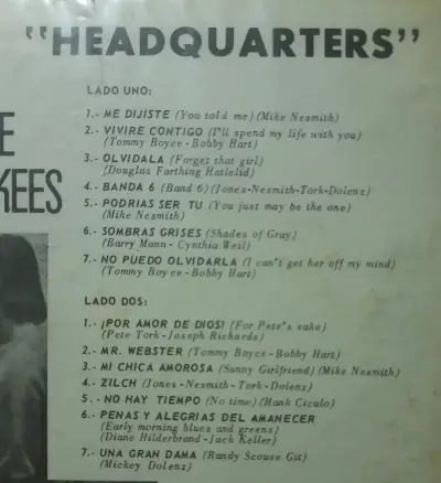 Vinilo The Monkees - Headquarters - miniatura 3
