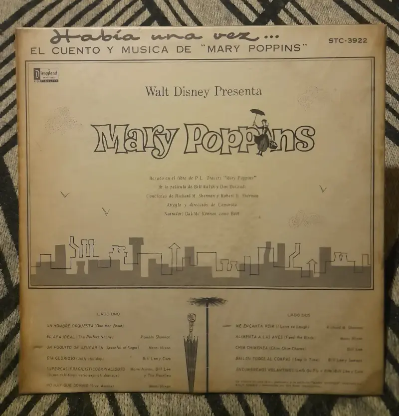 Vinilo Mary Poppins - Walt Disney - 2
