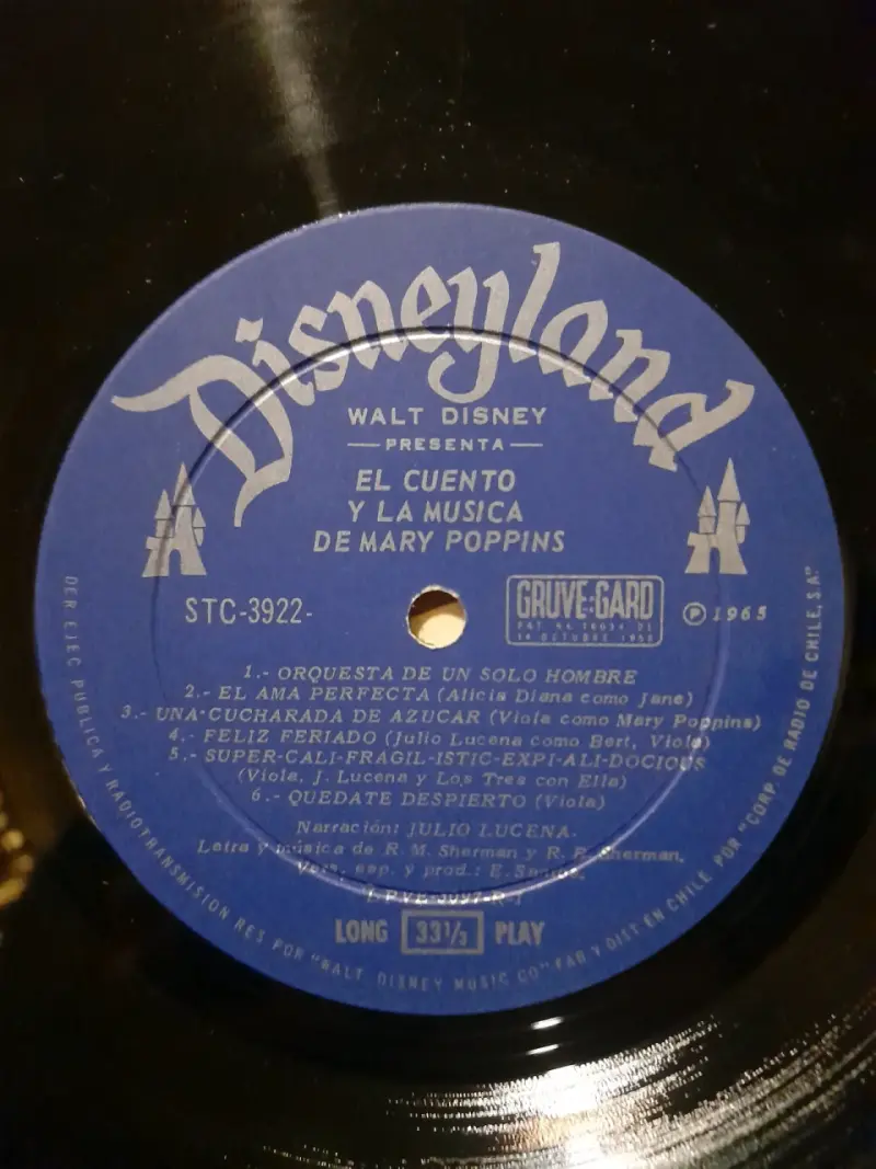 Vinilo Mary Poppins - Walt Disney - 4