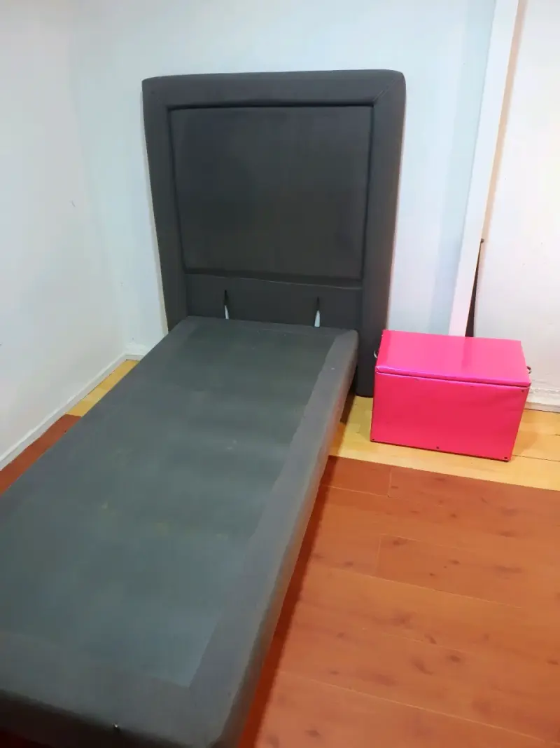 Cama Europea con Respaldo 1 plaza drimkip - 2
