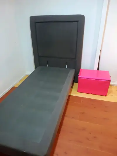 Cama Europea con Respaldo 1 plaza drimkip - miniatura 2