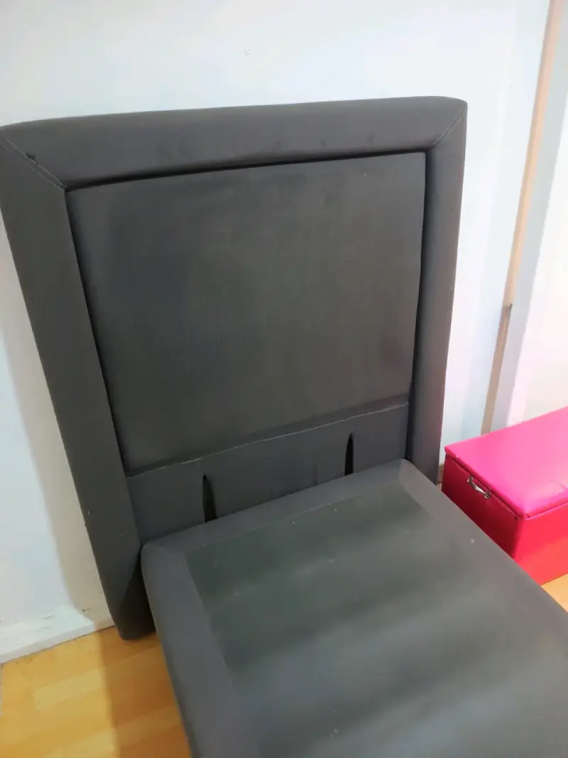 Cama Europea con Respaldo 1 plaza drimkip - 5