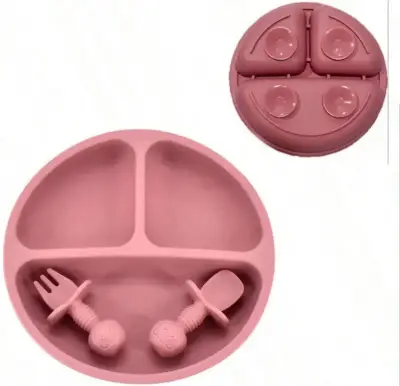Set de plato y cubiertos infantiles - miniatura 2