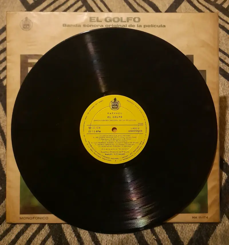 Vinilo Raphael - El Golfo - 3