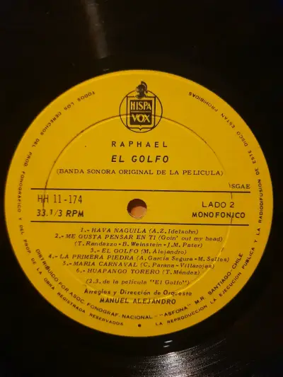 Vinilo Raphael - El Golfo - miniatura 4