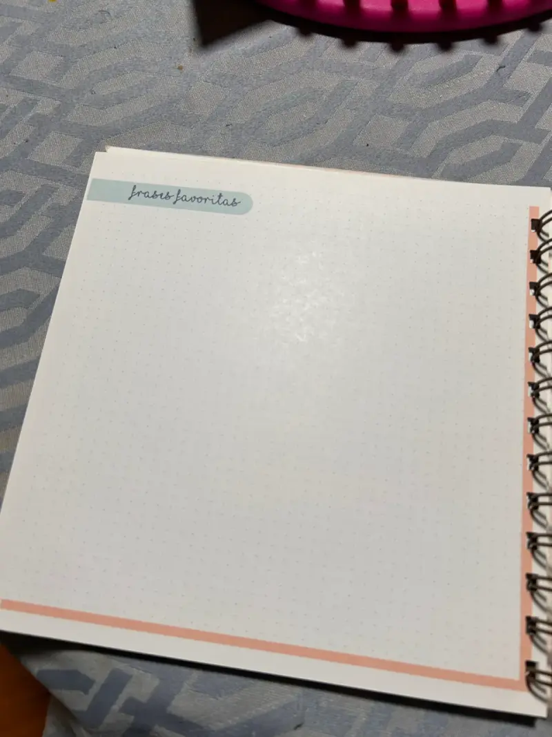 Diario de lecturas con diseño - 5