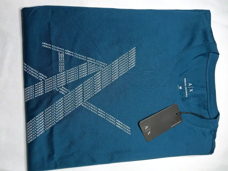 Polera Armani Exchange azul - 2