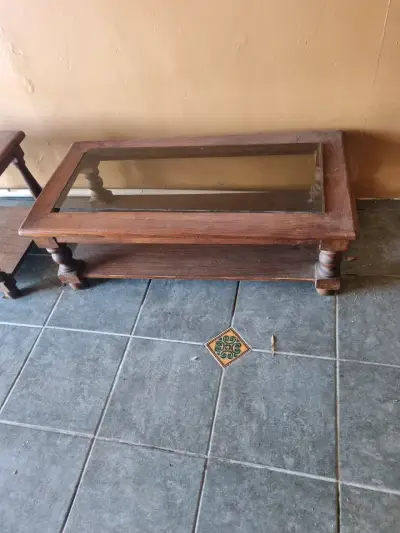 Set de mesas con vidrio - miniatura 3