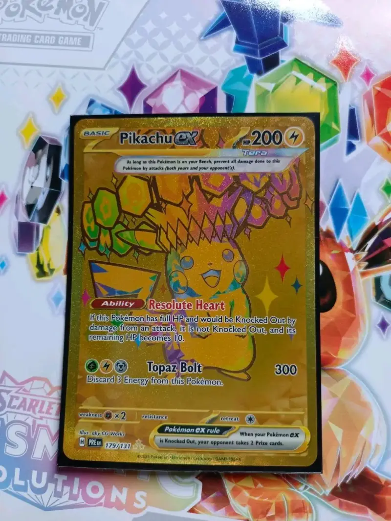 Tarjeta Pokémon Pikachu EX