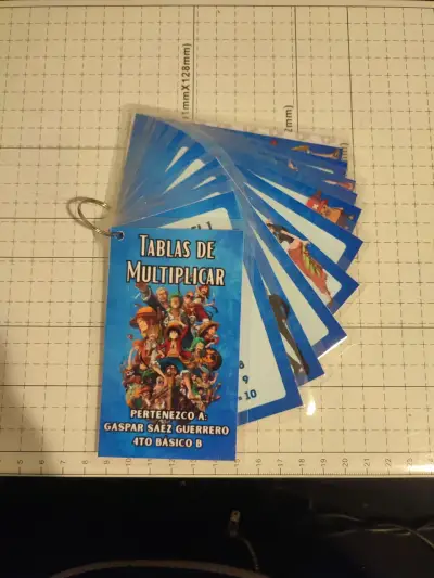 Tablas de multiplicar laminadas - miniatura 1