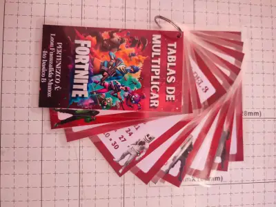 Tablas de multiplicar laminadas - miniatura 2