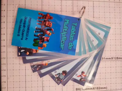 Tablas de multiplicar laminadas - miniatura 3