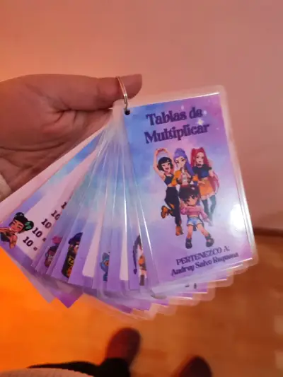 Tablas de multiplicar laminadas - miniatura 5