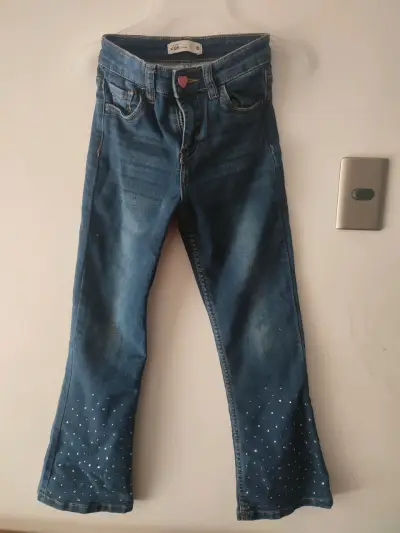 Jeans de niña talla 10 - miniatura 2