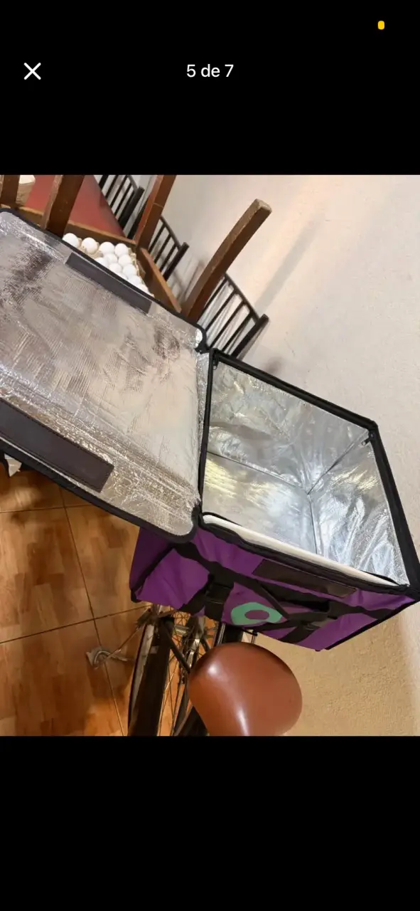 Bicicleta de reparto con canastos - 5