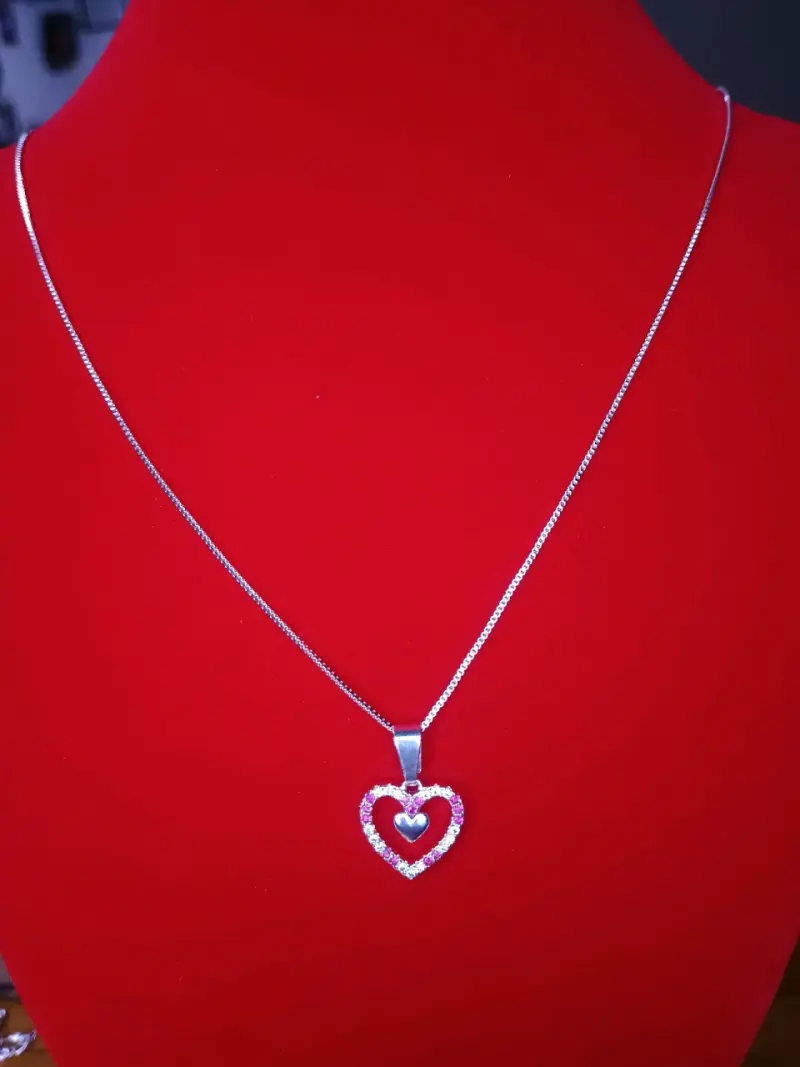 Cadenas de plata con diferentes dijes - 6