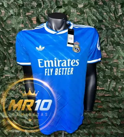 Camiseta azul Real Madrid - miniatura 1