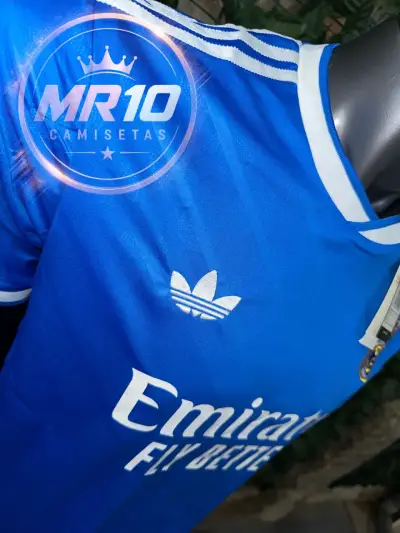 Camiseta azul Real Madrid - miniatura 3