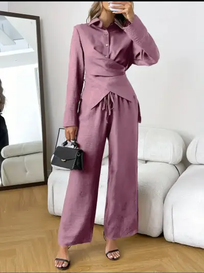 Conjunto lila de dos piezas - miniatura 1