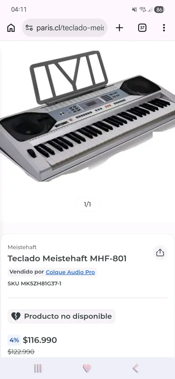 Teclado Meistehaft MHF-801