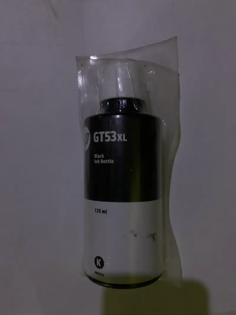 Botella de tinta HP GT53XL negra