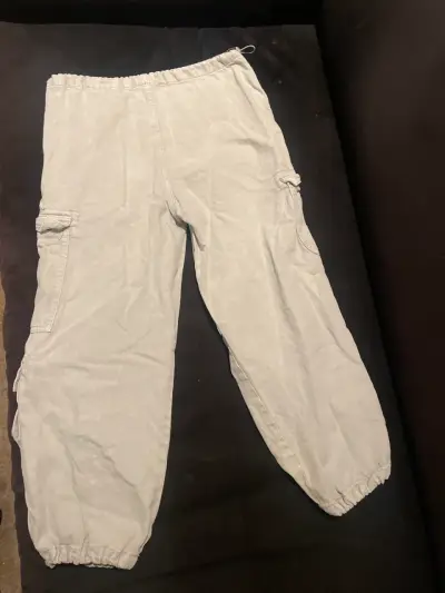Pantalones cargo beige niña - miniatura 3