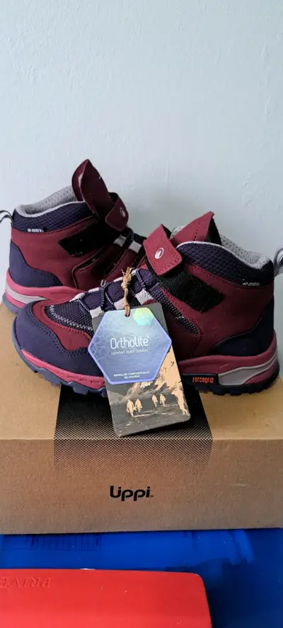 Botines outdoor burdeos Uppi - miniatura 1