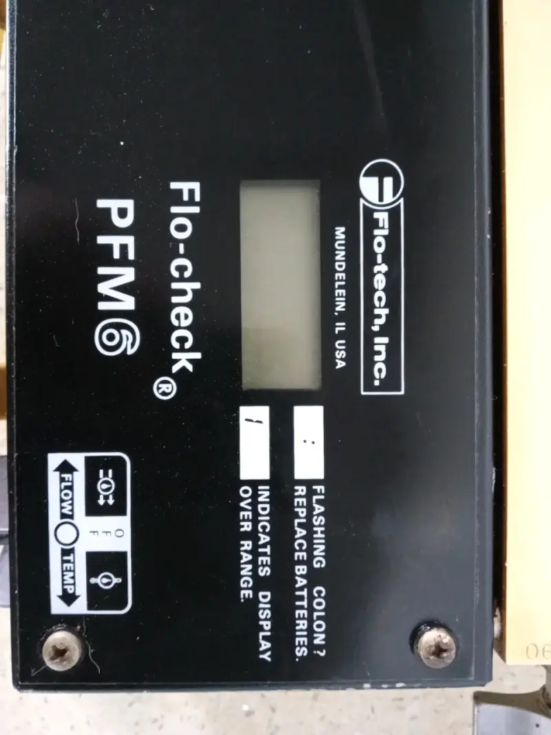 Medidor de flujo Flo-check PFM6 - 1