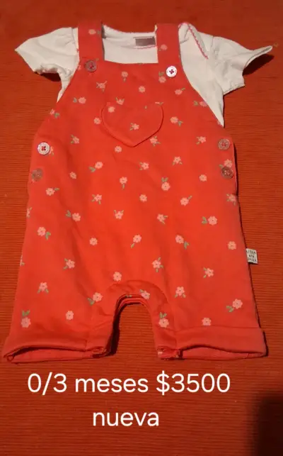 Pijama rosado bebé 3-6 meses - miniatura 2