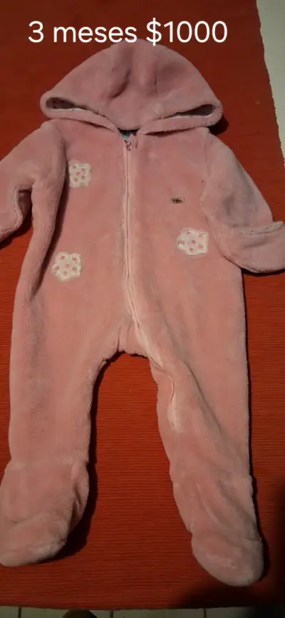 Pijama rosado bebé 3-6 meses - miniatura 3
