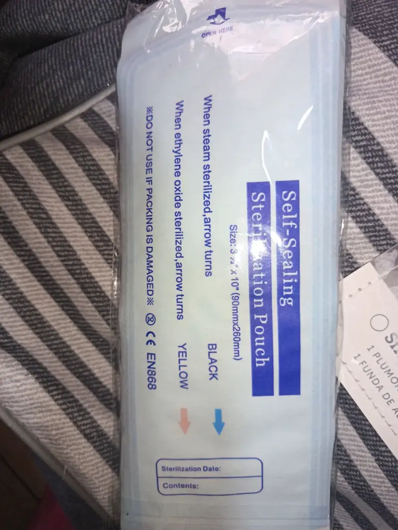 Bolsas de esterilización autoclavables