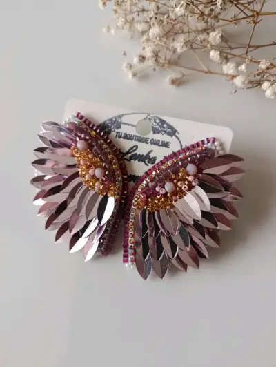 Aros alas de mariposa - miniatura 2
