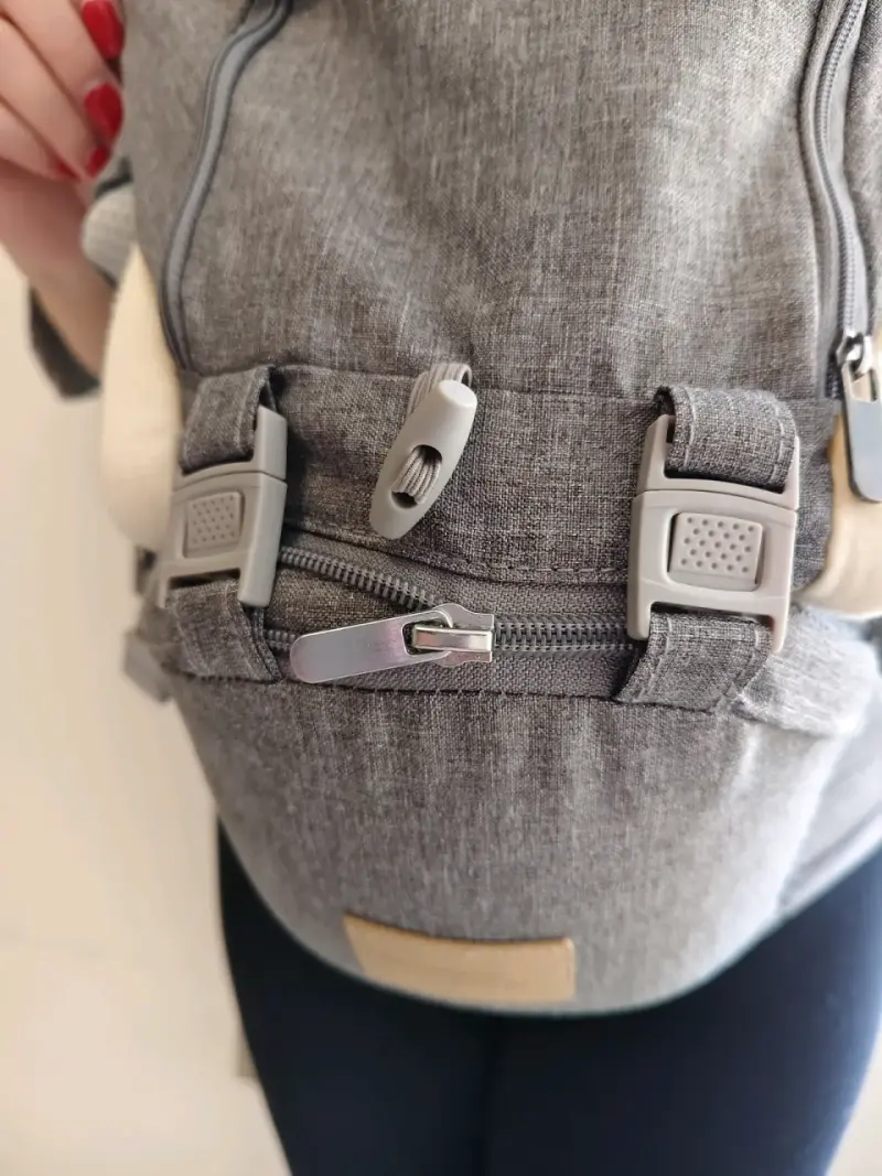 Mochila portabebé gris - 2