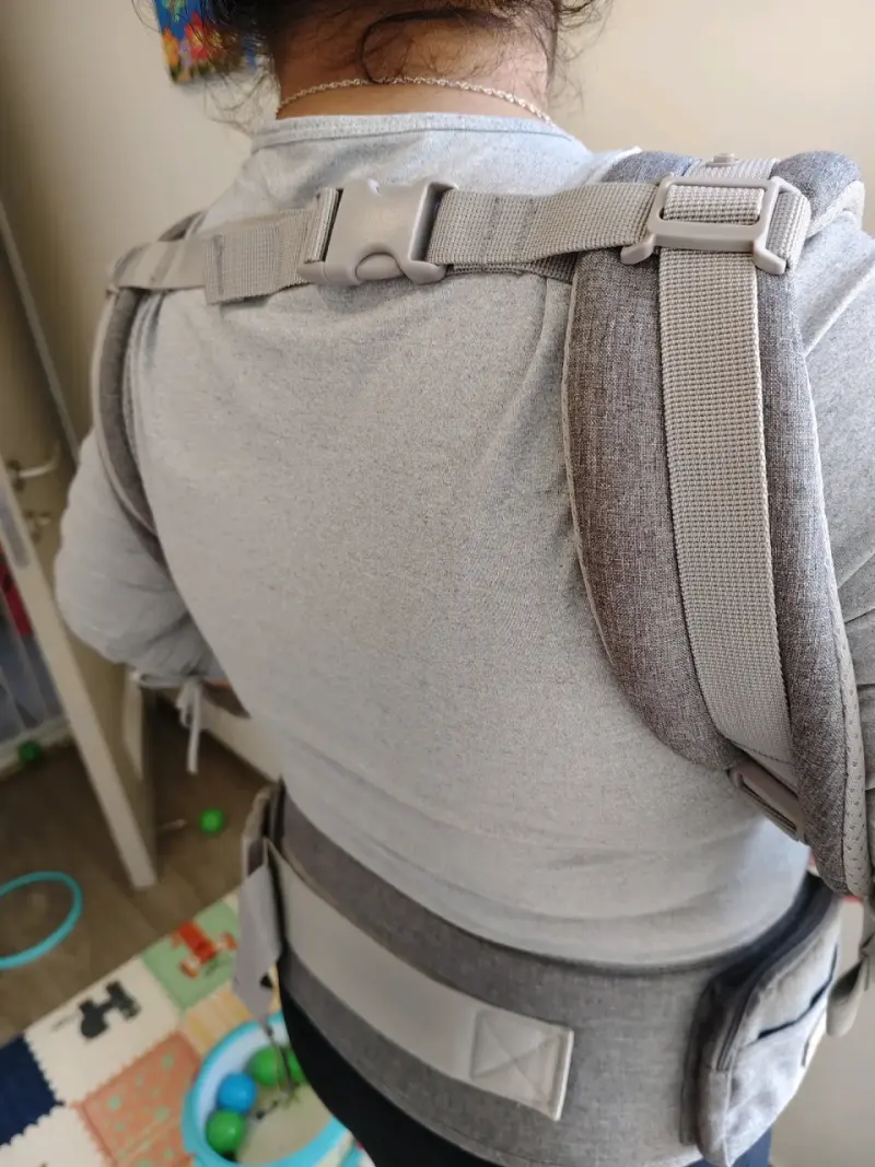 Mochila portabebé gris - 3