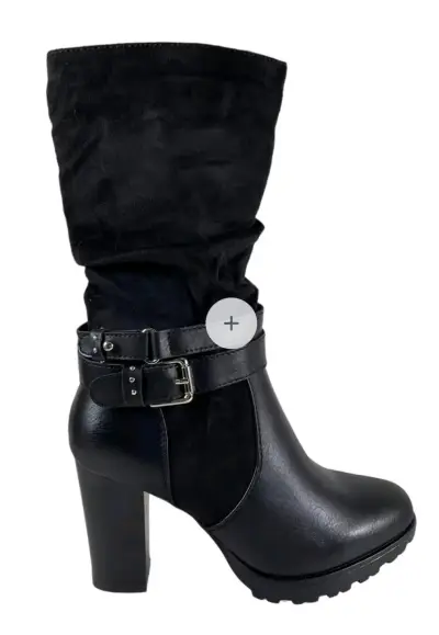 Botas negras con forro interior vía uno - miniatura 3