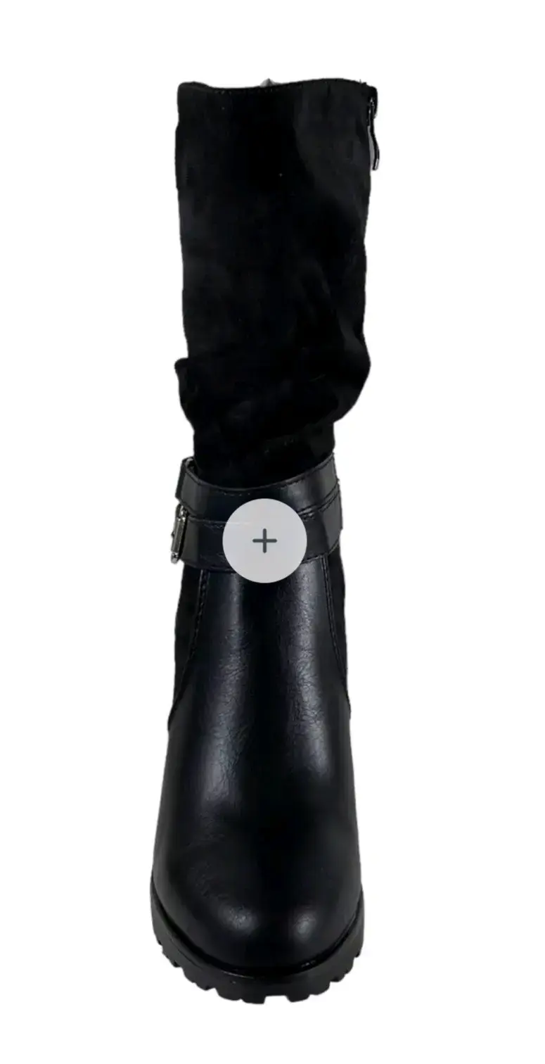 Botas negras con forro interior vía uno - 5