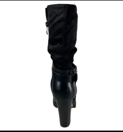Botas negras con forro interior vía uno - miniatura 6