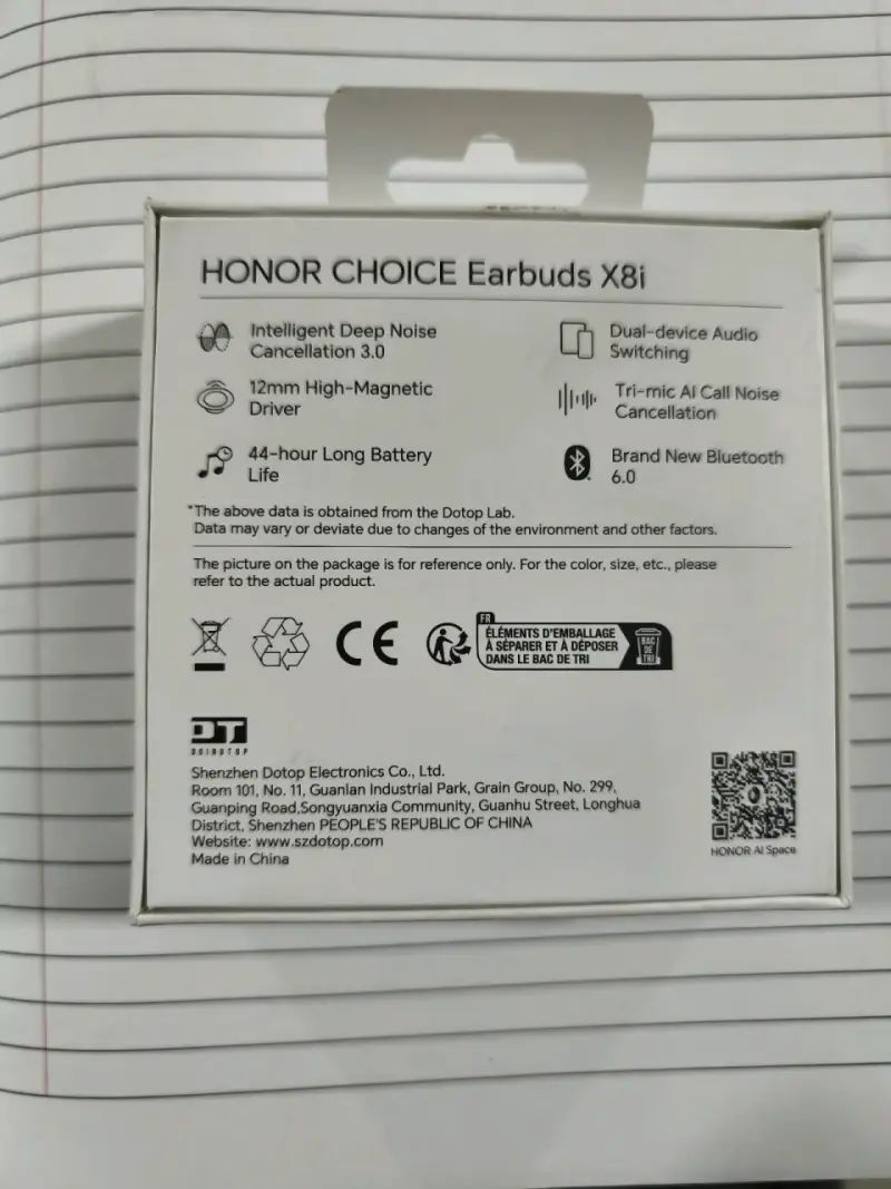 Audífonos Honor Choice X8i - 5