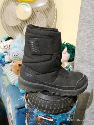 Botas negras impermeables Quechua - miniatura 1