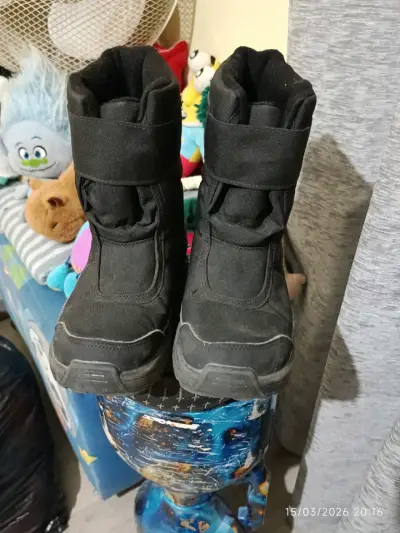 Botas negras impermeables Quechua - miniatura 2