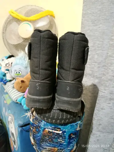 Botas negras impermeables Quechua - miniatura 4