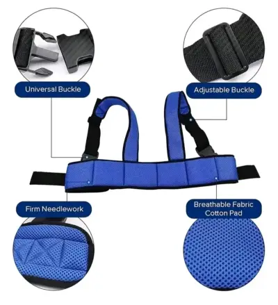 Cinturon de seguridad para silla de ruedas adulto - miniatura 4