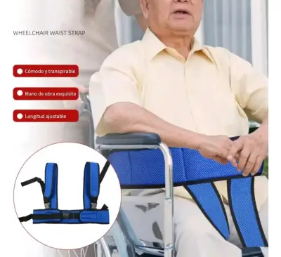 Cinturon de seguridad para silla de ruedas adulto - miniatura 6
