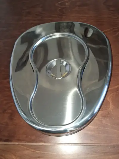 Chata de acero inoxidable con tapa - miniatura 1
