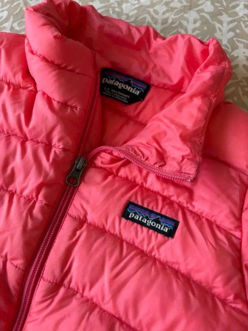 Chaqueta niña rosada Patagonia - 2