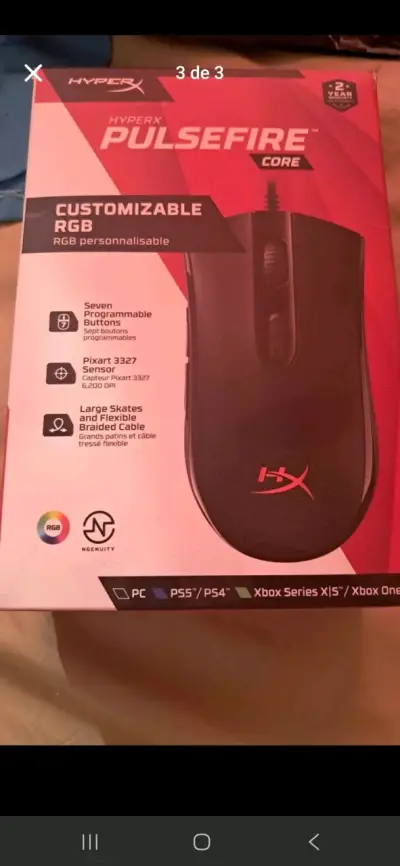 Mouse HyperX Pulsefire RGB - miniatura 1